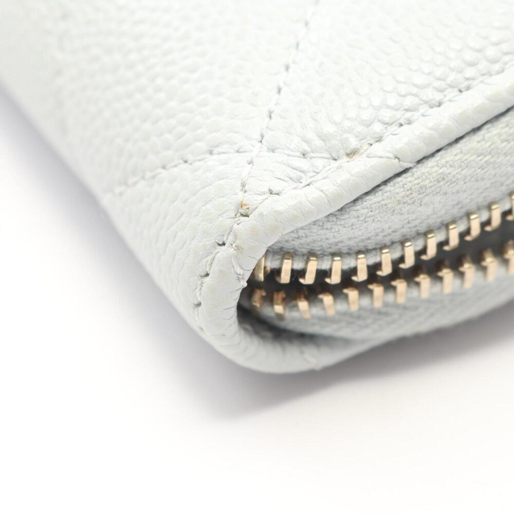 CHANEL Blue Caviar Leather Wallet - Picture 8 of 8